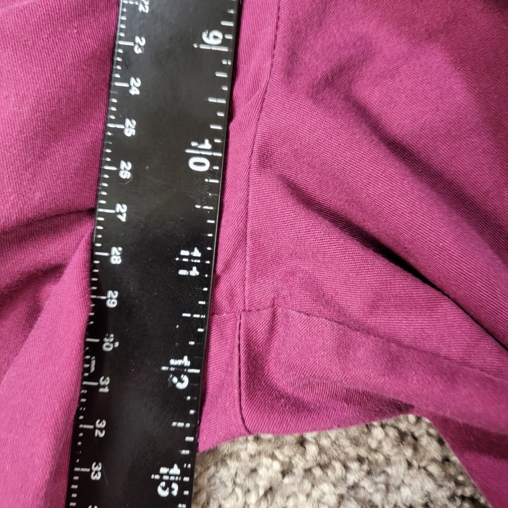 Cherokee Workwear 4005 Cargo Scrub Pants Womens Large Wine Red Tactical Utility - Picture 8 of 10